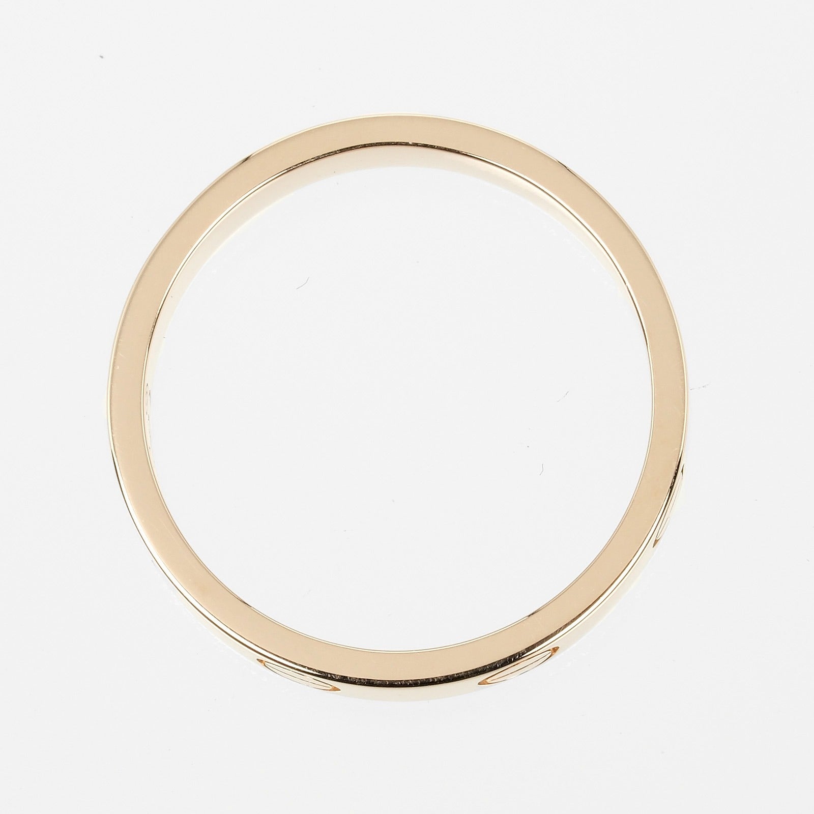 Cartier Mini Love Wedding Ring K18 Pink Gold