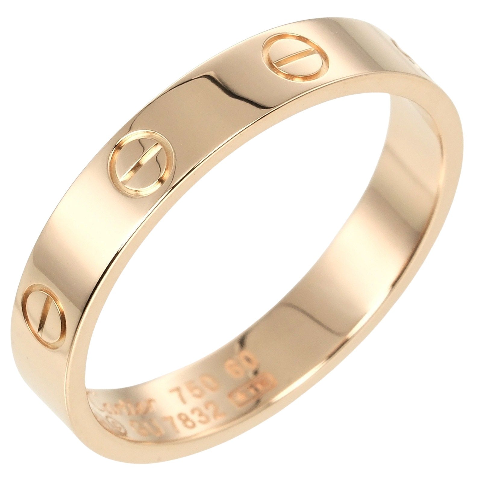 Cartier Mini Love Wedding Ring K18 Pink Gold