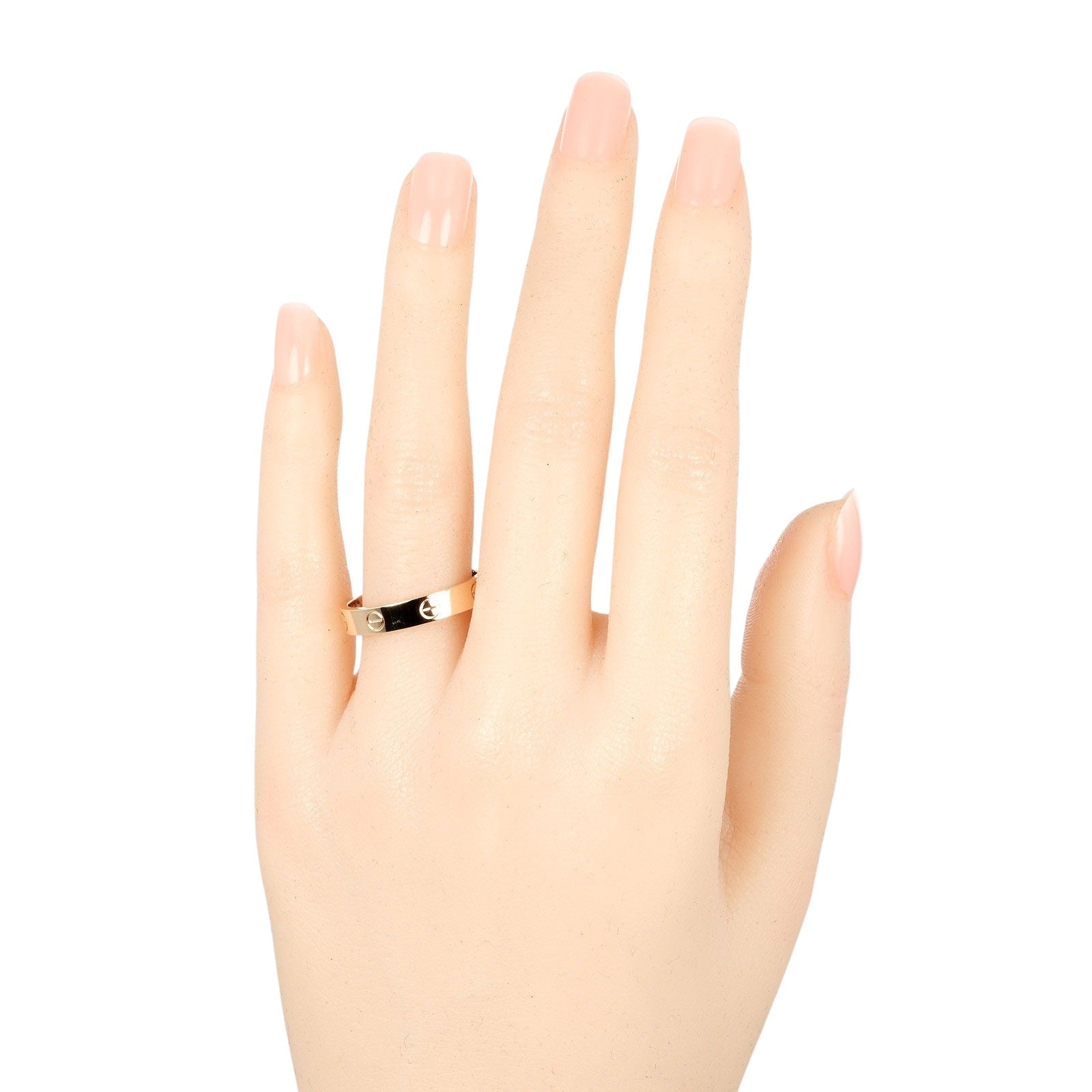 Cartier Mini Love Wedding Ring K18 Pink Gold