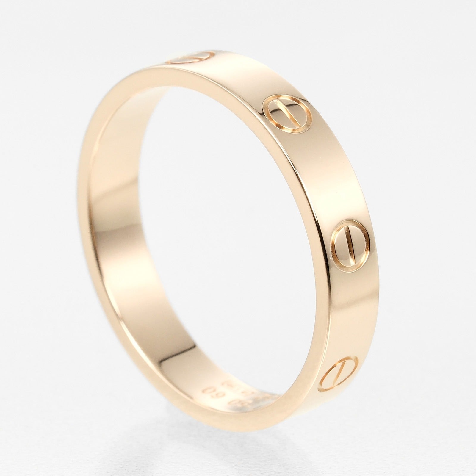 Cartier Mini Love Wedding Ring K18 Pink Gold