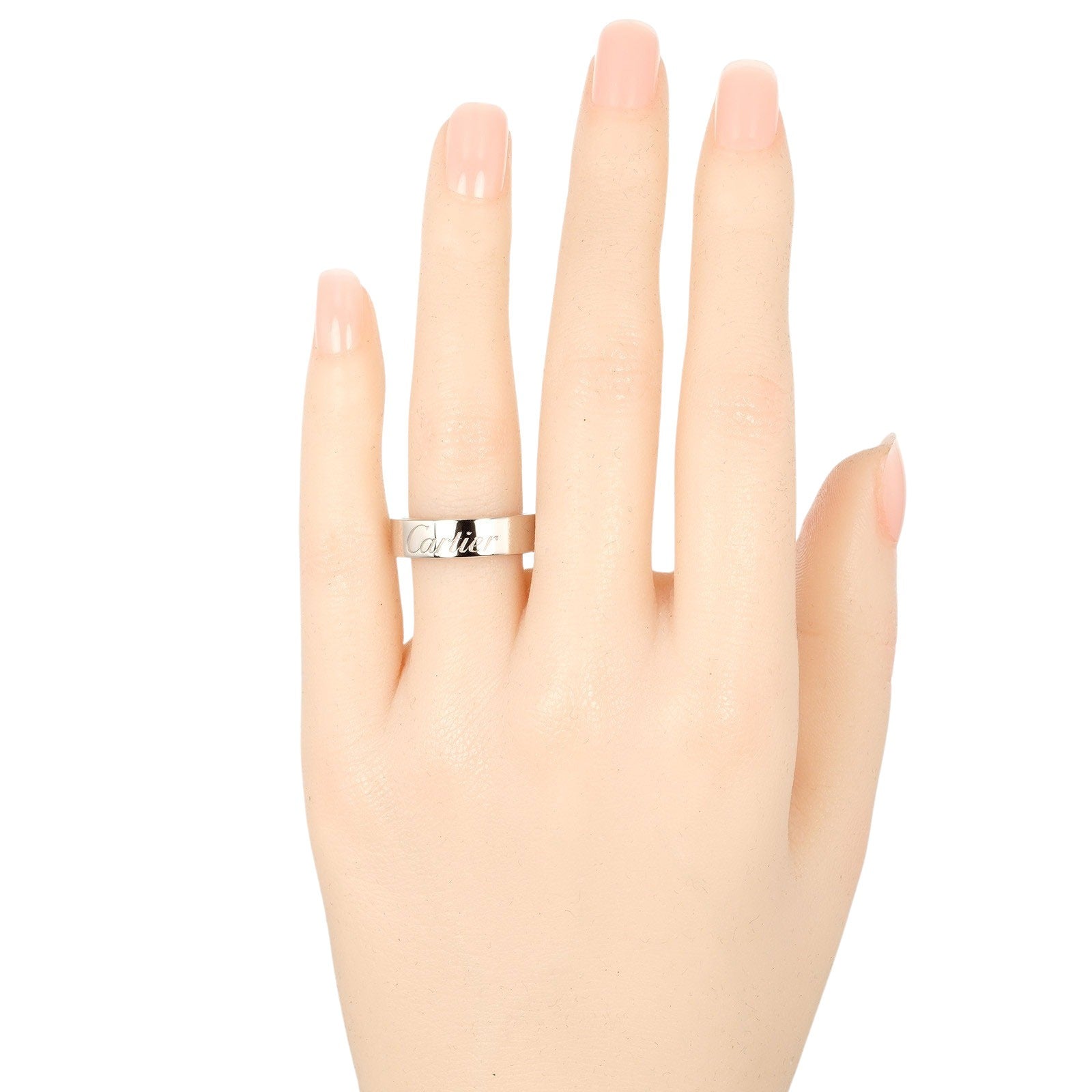 Cartier Secret Love Ring K18 White/Pink Gold