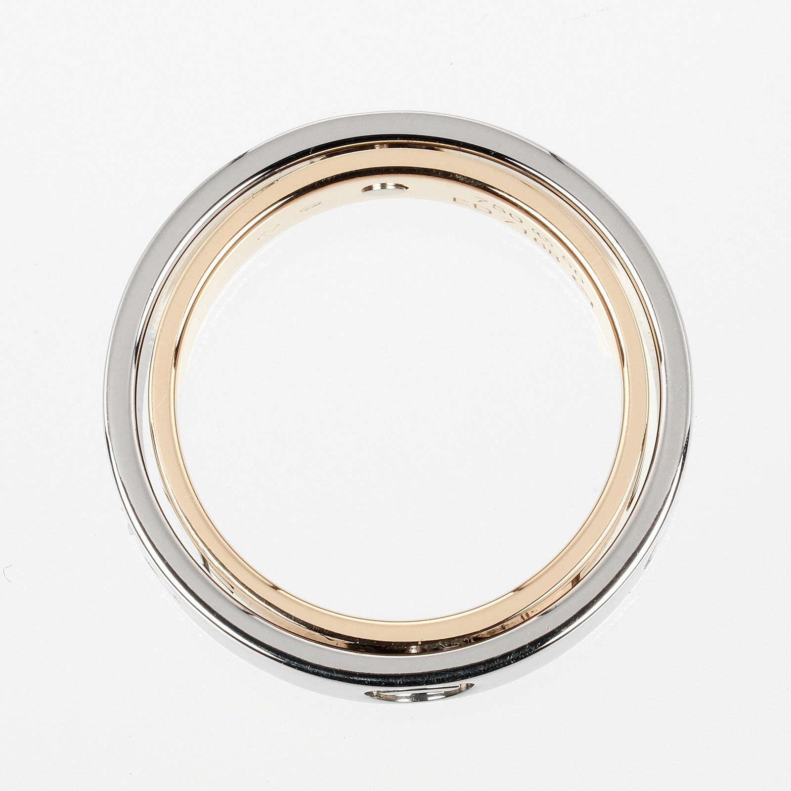 Cartier Secret Love Ring K18 White/Pink Gold