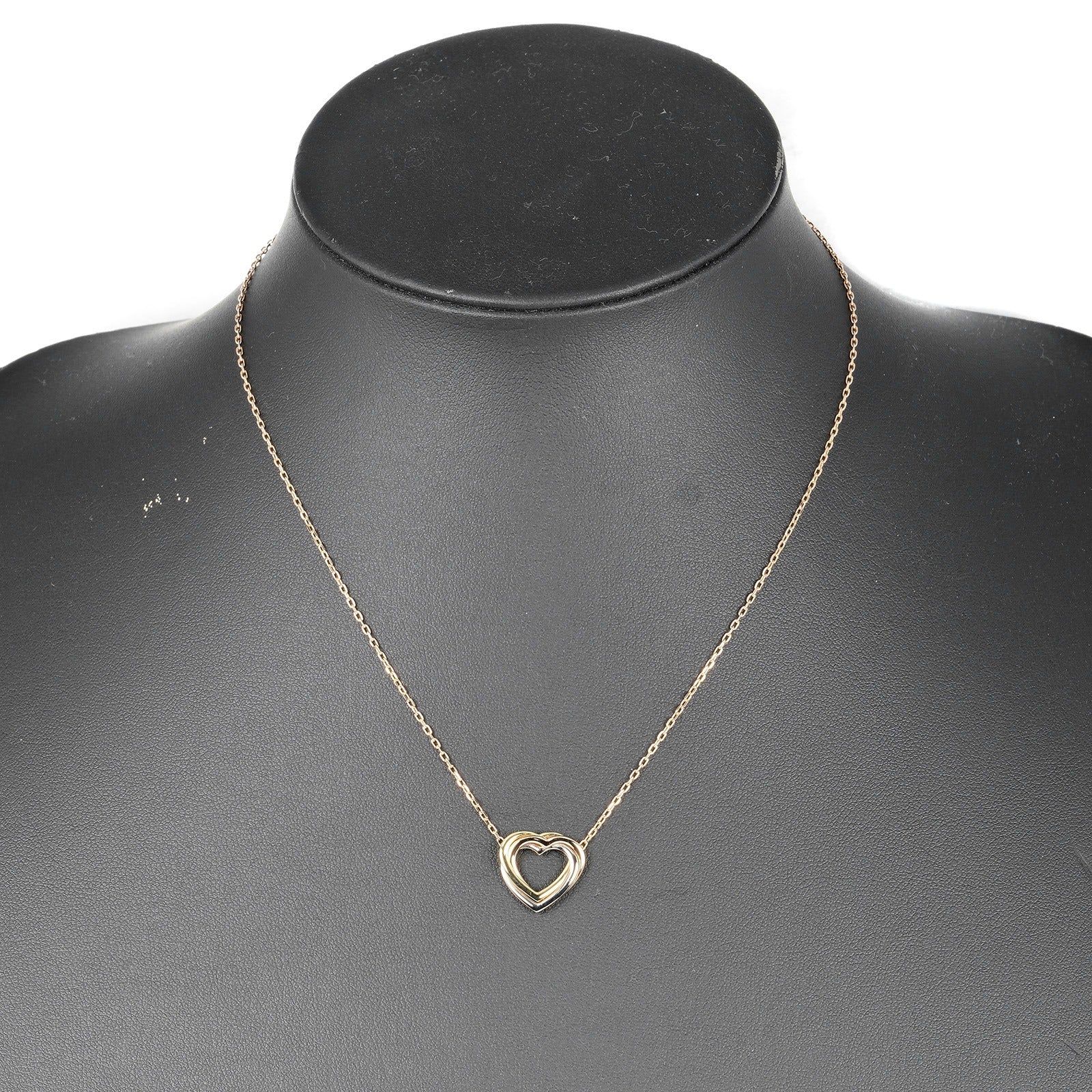 Cartier Trinity Heart Necklace K18 Gold