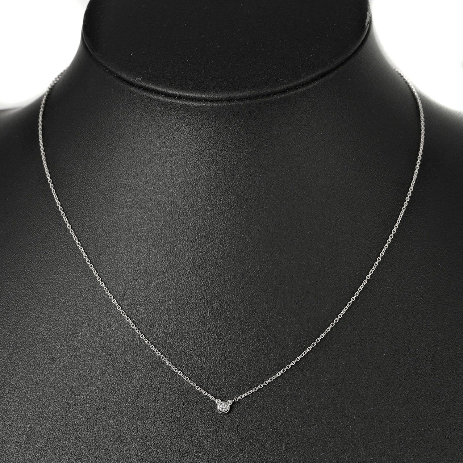 Tiffany & Co Silver 925 Diamond Necklace