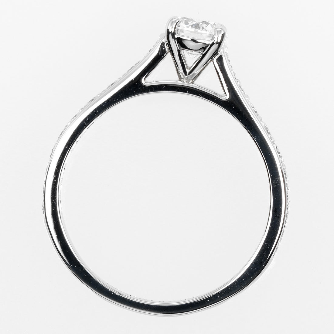 Van Cleef & Arpels Platinum Diamond Ring 0.41ct