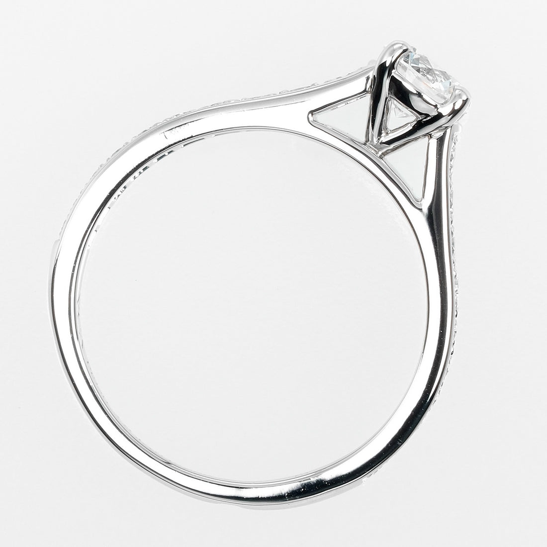 Van Cleef & Arpels Platinum Diamond Ring 0.41ct