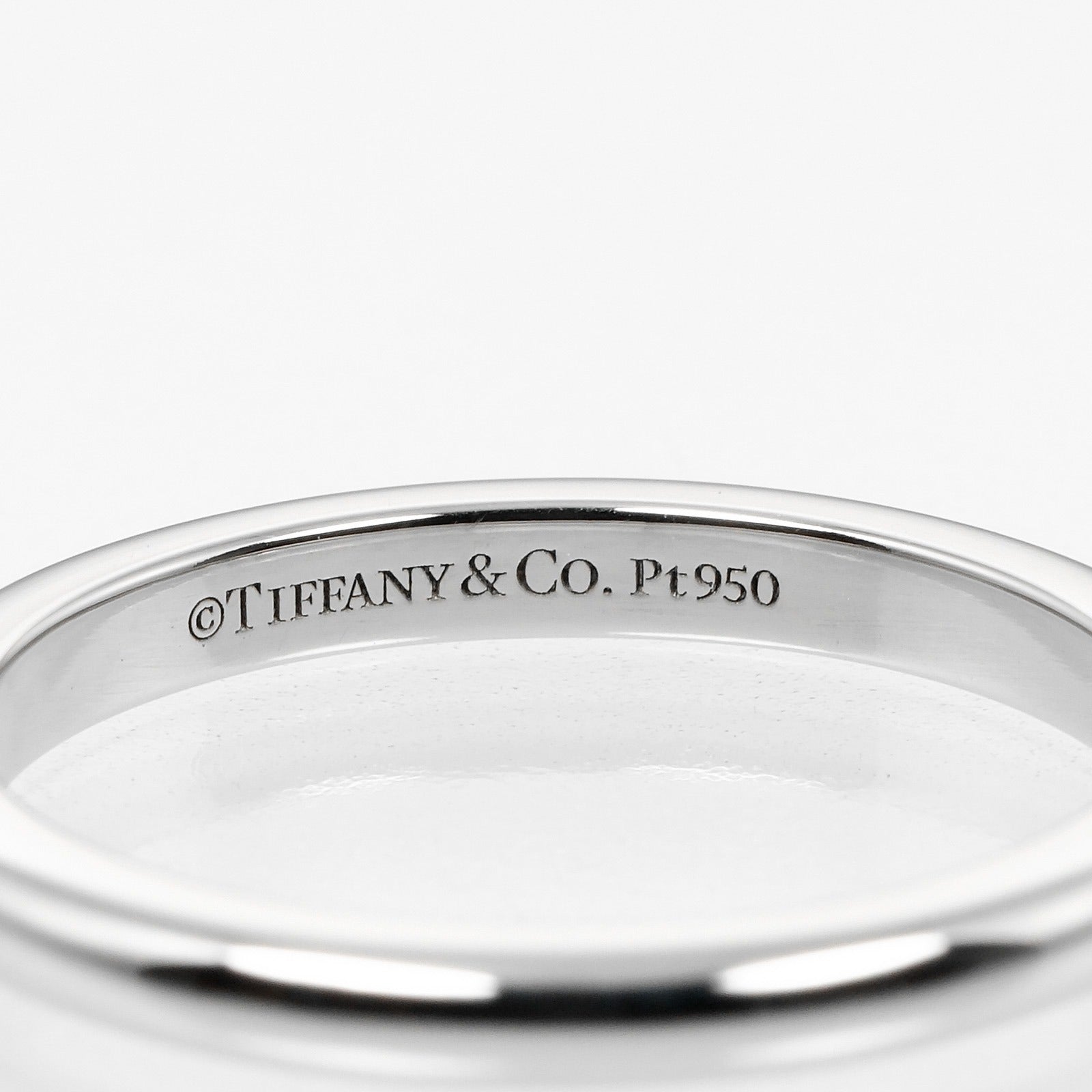 Tiffany & Co Pt950 Platinum 3P Diamond Ring