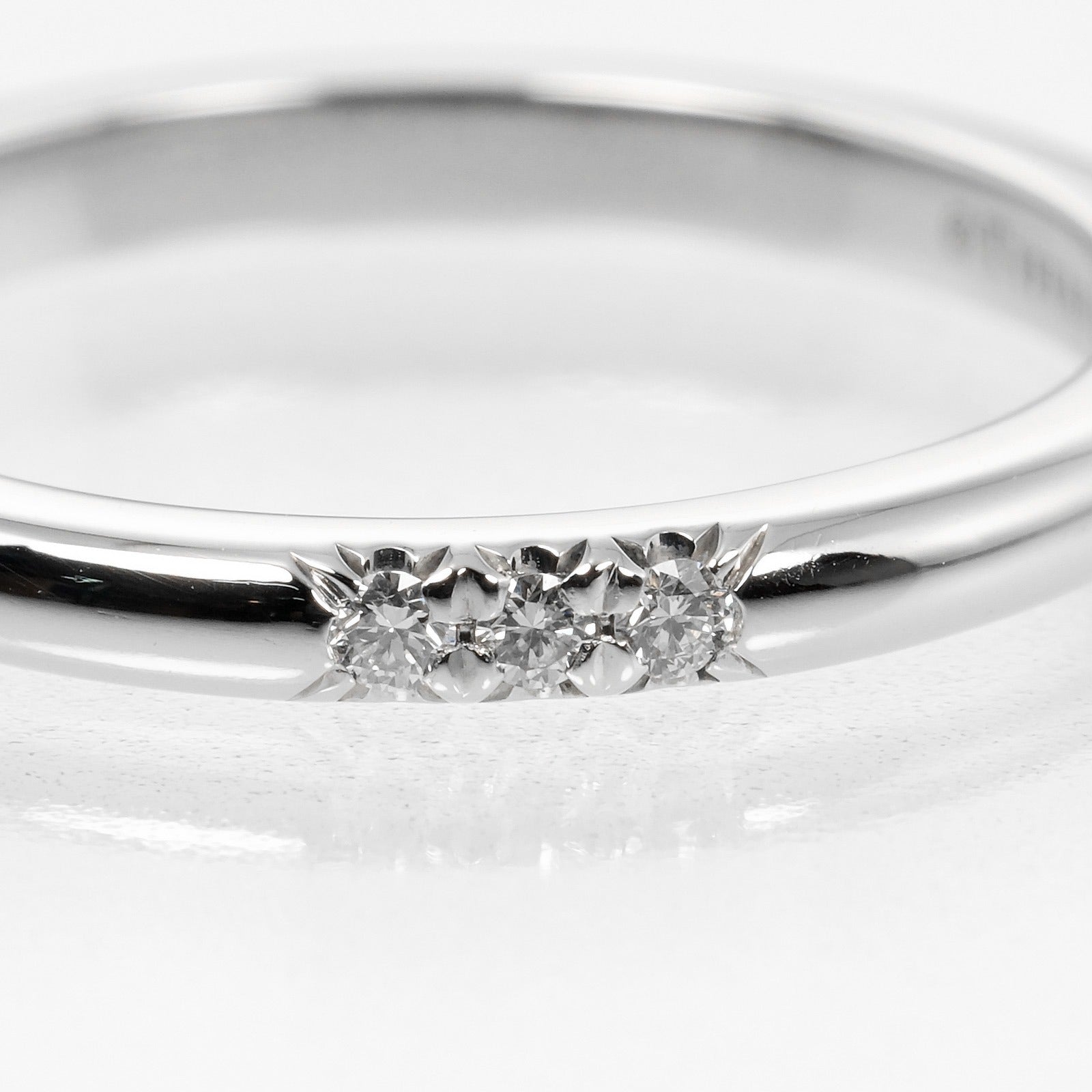 Tiffany & Co Platinum 3P Diamond Ring