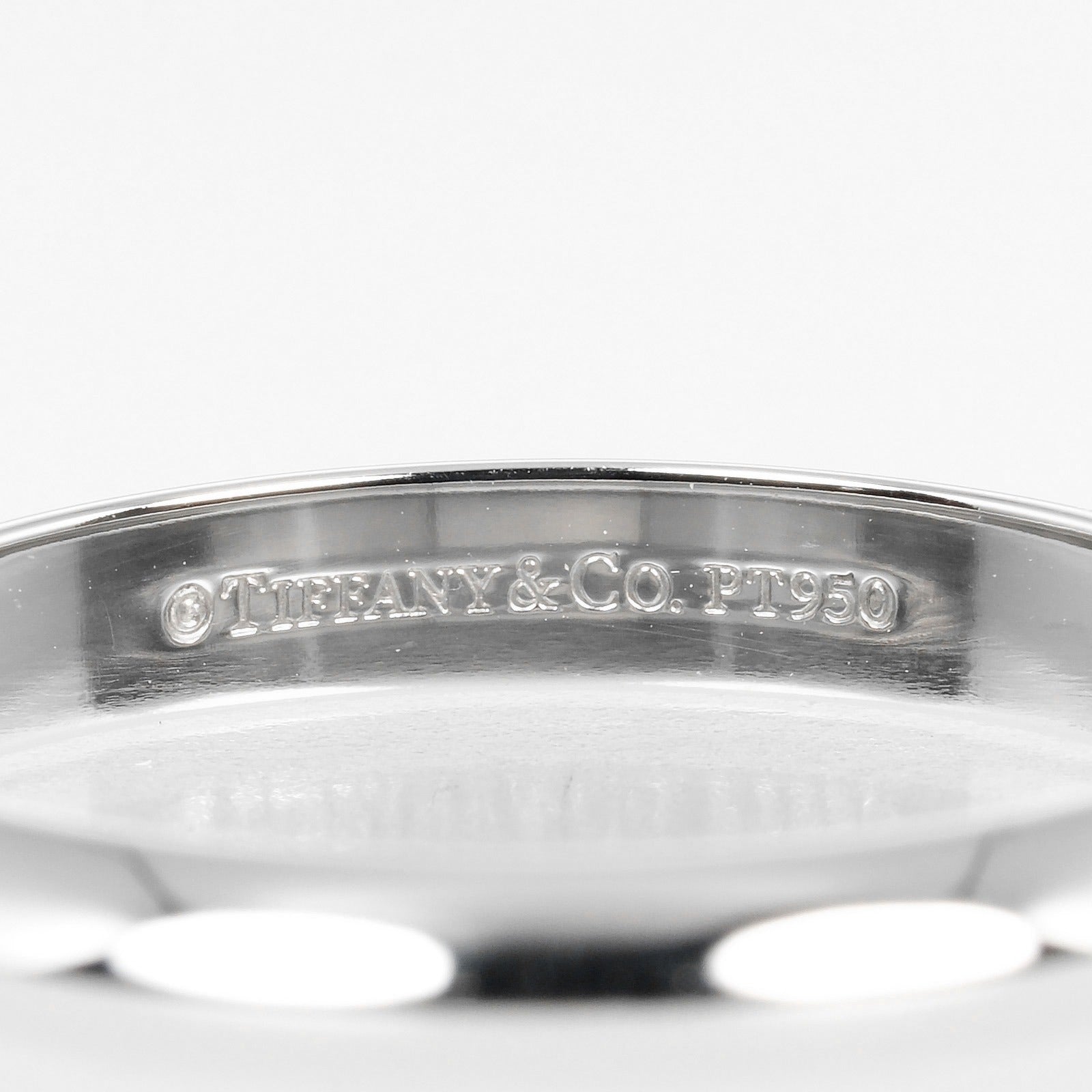 Tiffany & Co Knife Edge Ring Pt950 Platinum