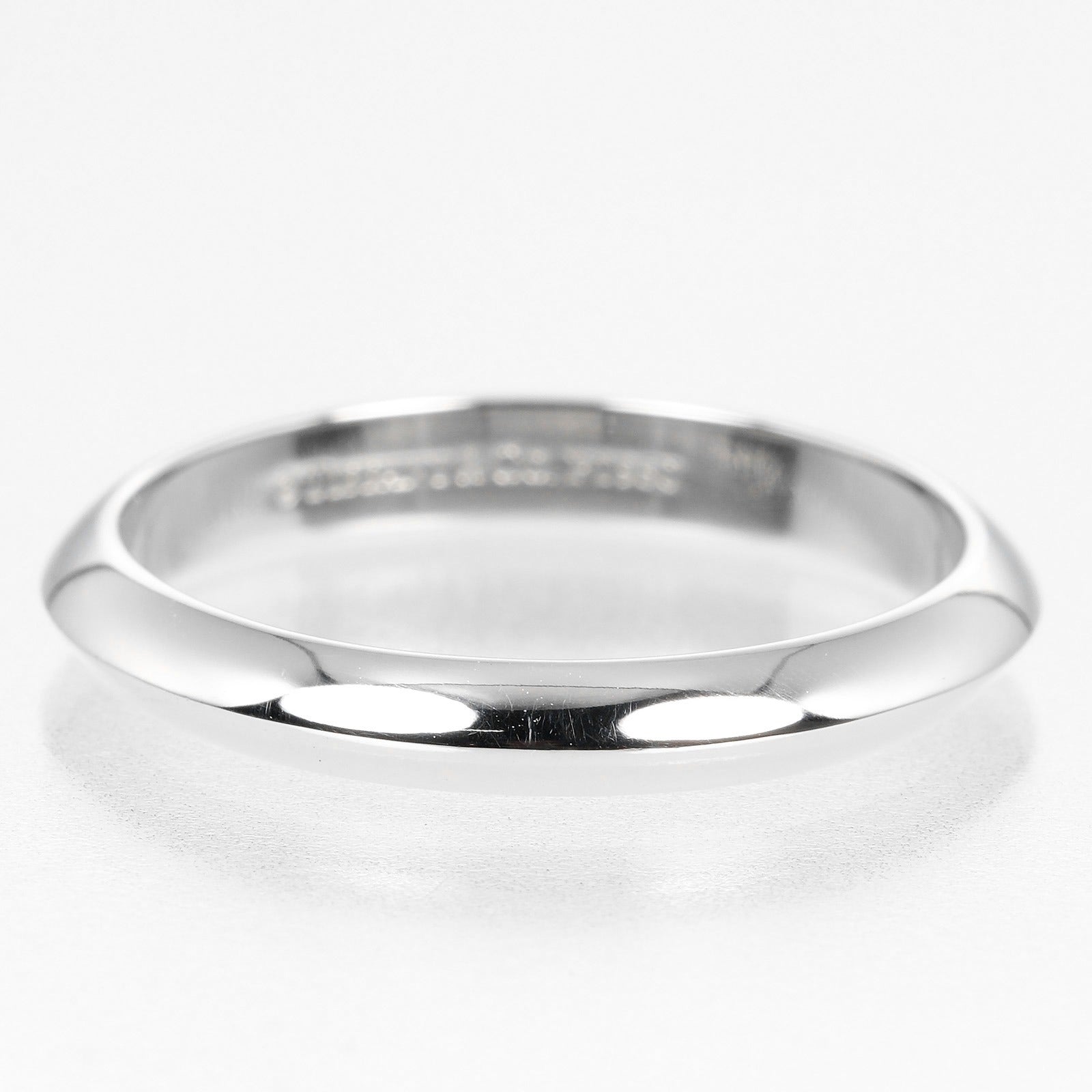 Tiffany & Co Knife Edge Ring Pt950 Platinum