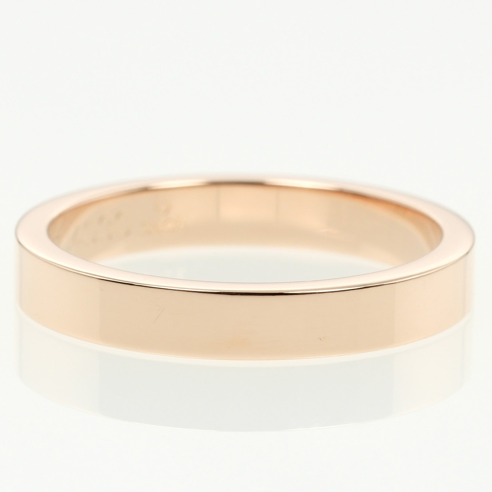 Cartier C de Engraved Ring K18 Pink Gold