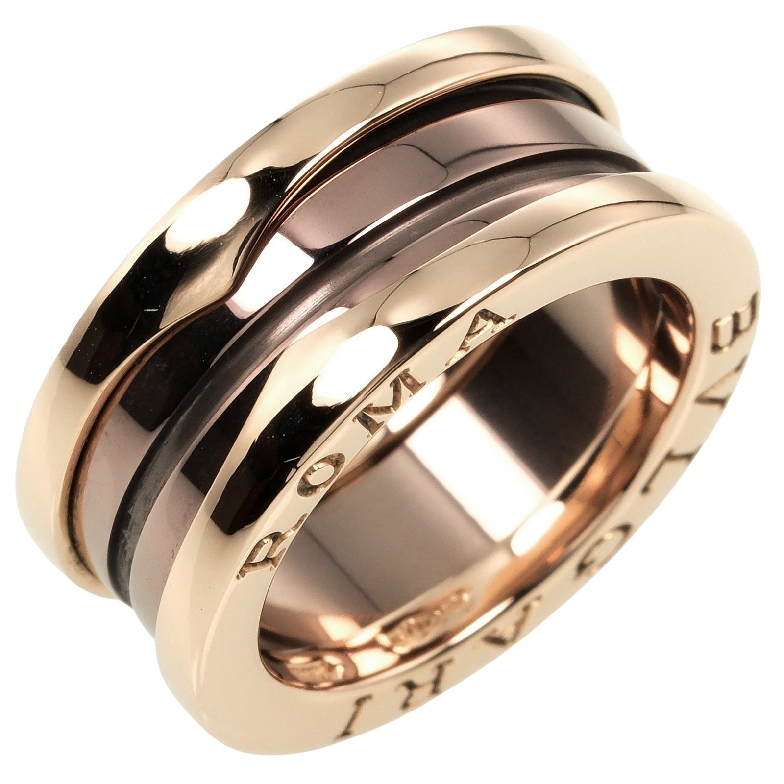 Bvlgari B-Zero1 2-Band Ring K18 Pink Gold