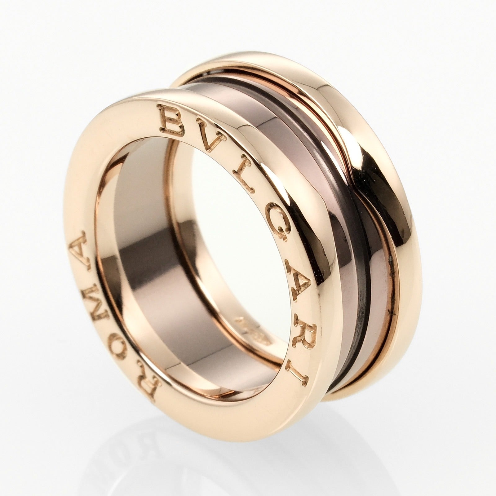 Bvlgari B-Zero1 2-Band Ring K18 Pink Gold