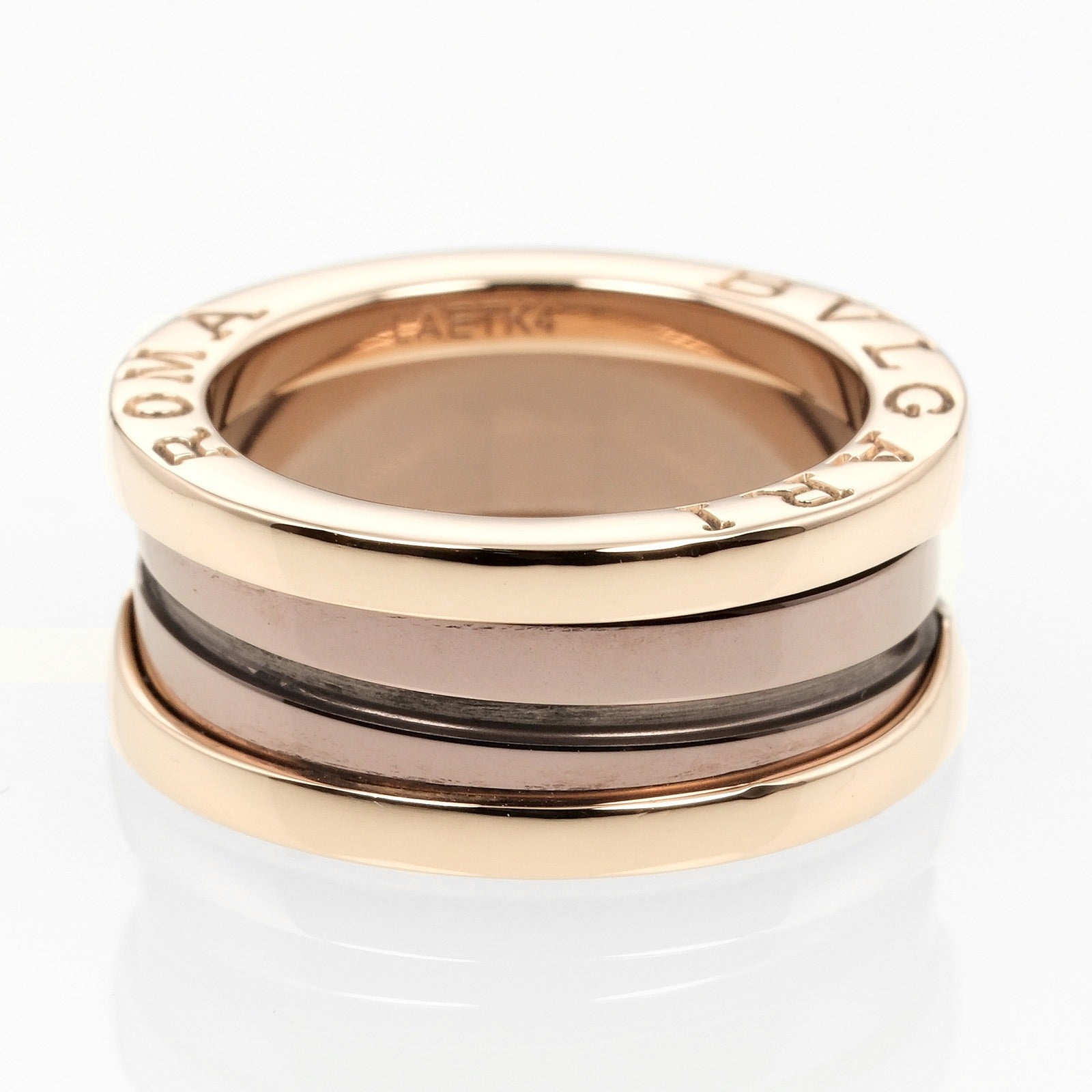 Bvlgari B-Zero1 2-Band Ring K18 Pink Gold