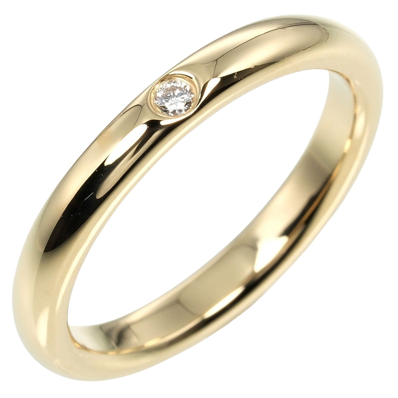 Tiffany & Co K18 Yellow Gold Diamond Ring