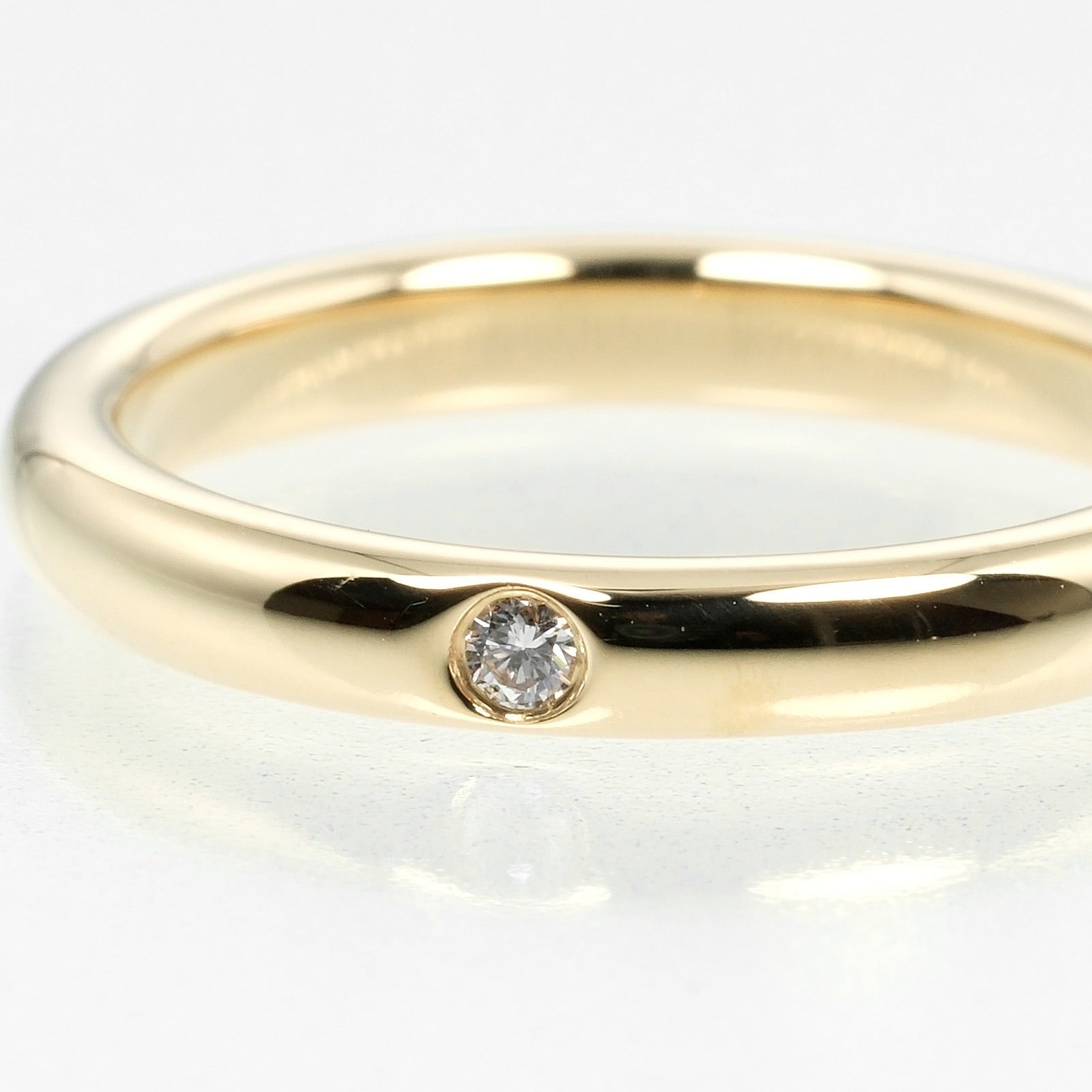 Tiffany & Co K18 Yellow Gold Diamond Ring