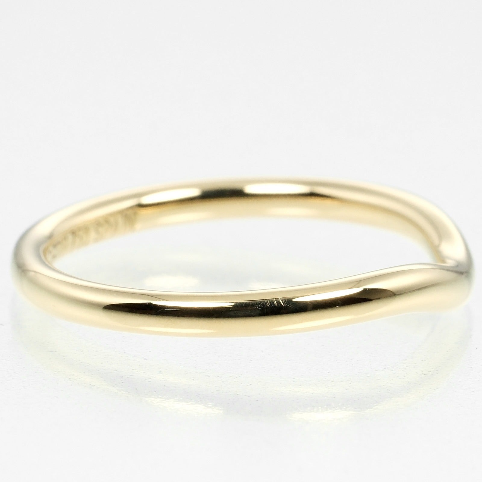 Tiffany & Co K18 Yellow Gold Curved Band Ring