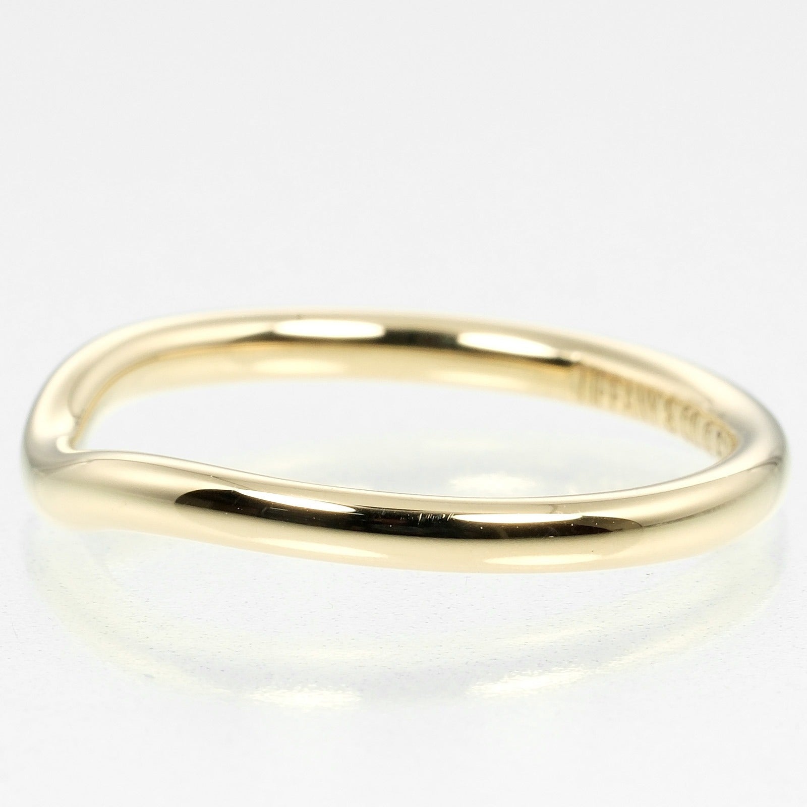 Tiffany & Co K18 Yellow Gold Curved Band Ring