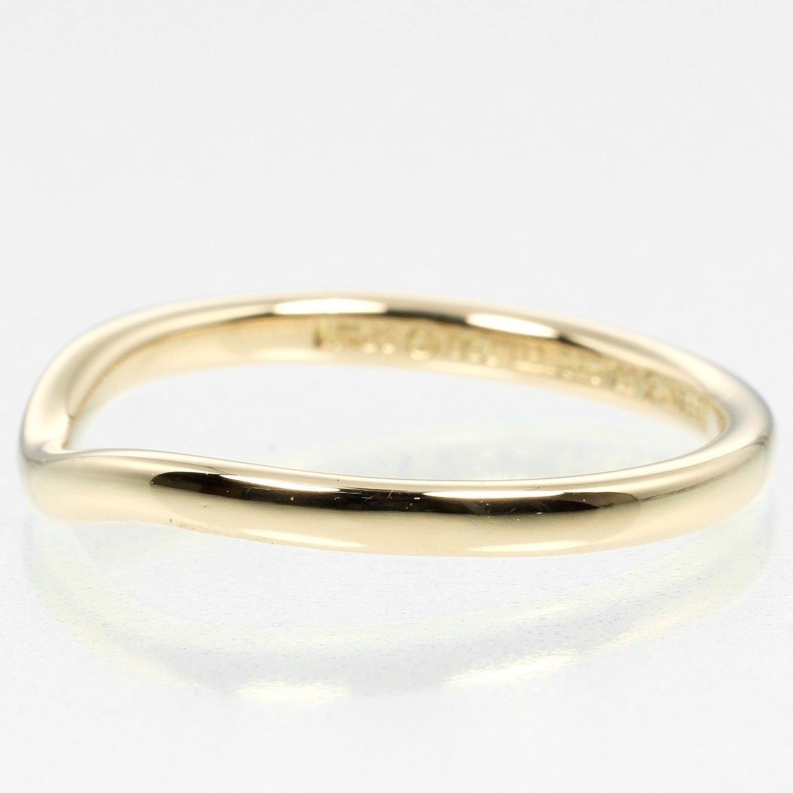 Tiffany & Co K18 Yellow Gold Curved Band Ring