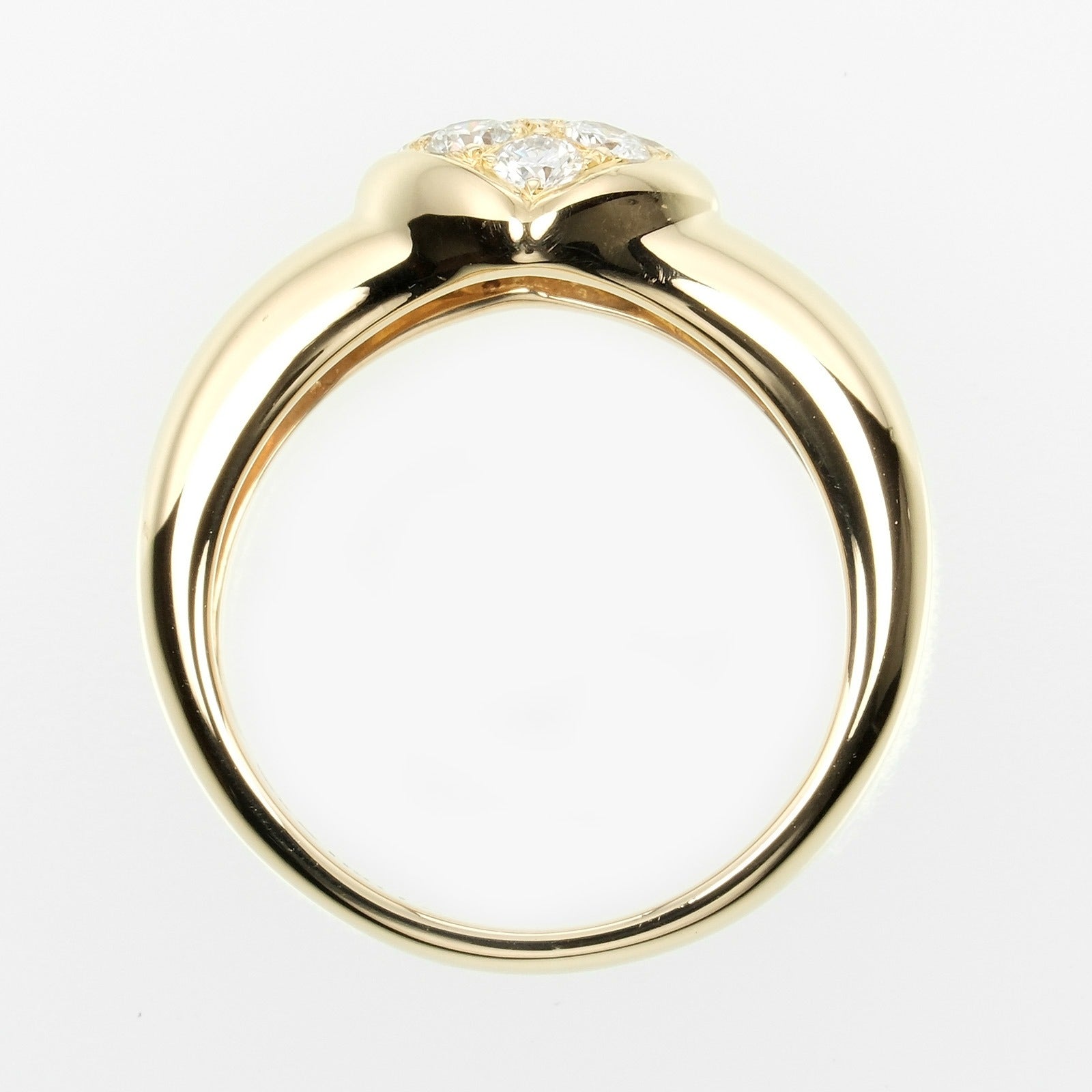 Tiffany & Co K18 Yellow Gold Diamond Ring