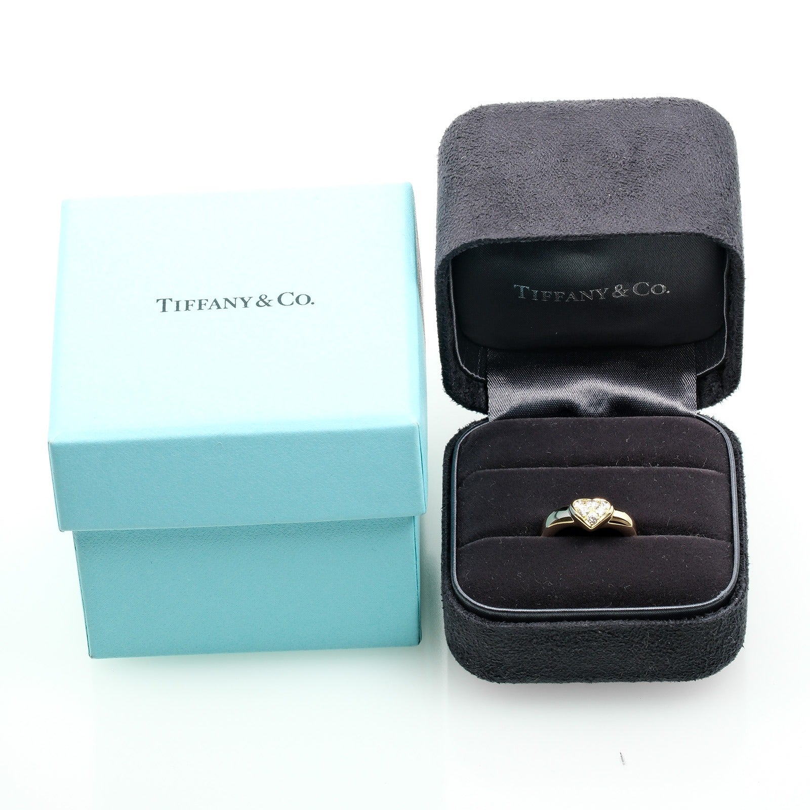 Tiffany & Co K18 Yellow Gold Diamond Ring