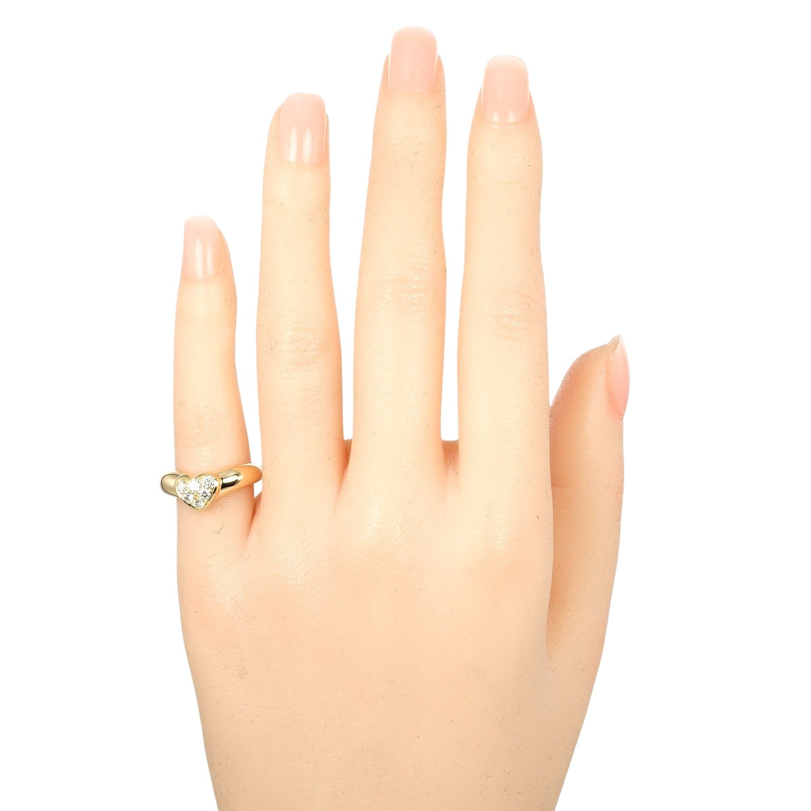 Tiffany & Co K18 Yellow Gold Diamond Ring