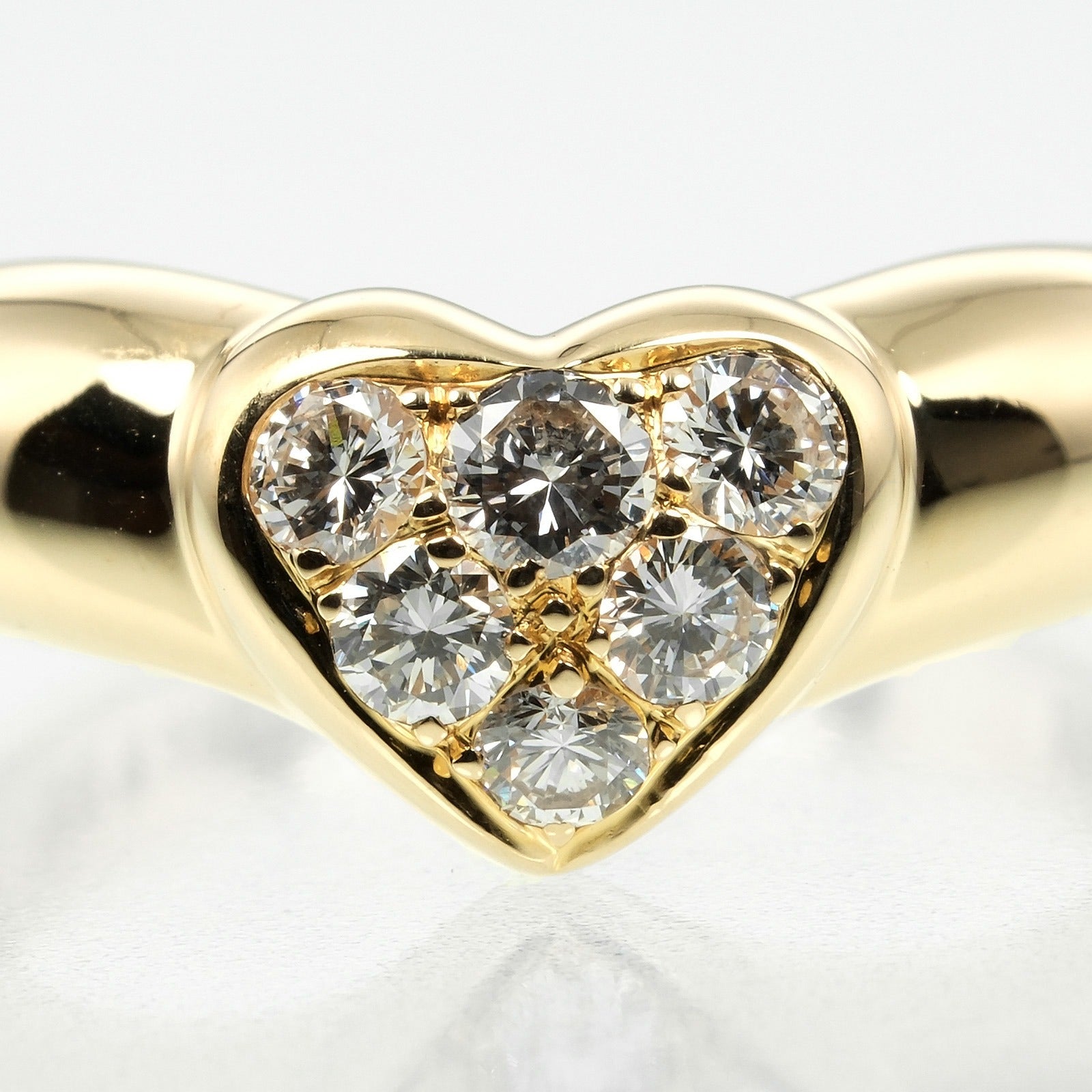 Tiffany & Co K18 Yellow Gold Diamond Ring