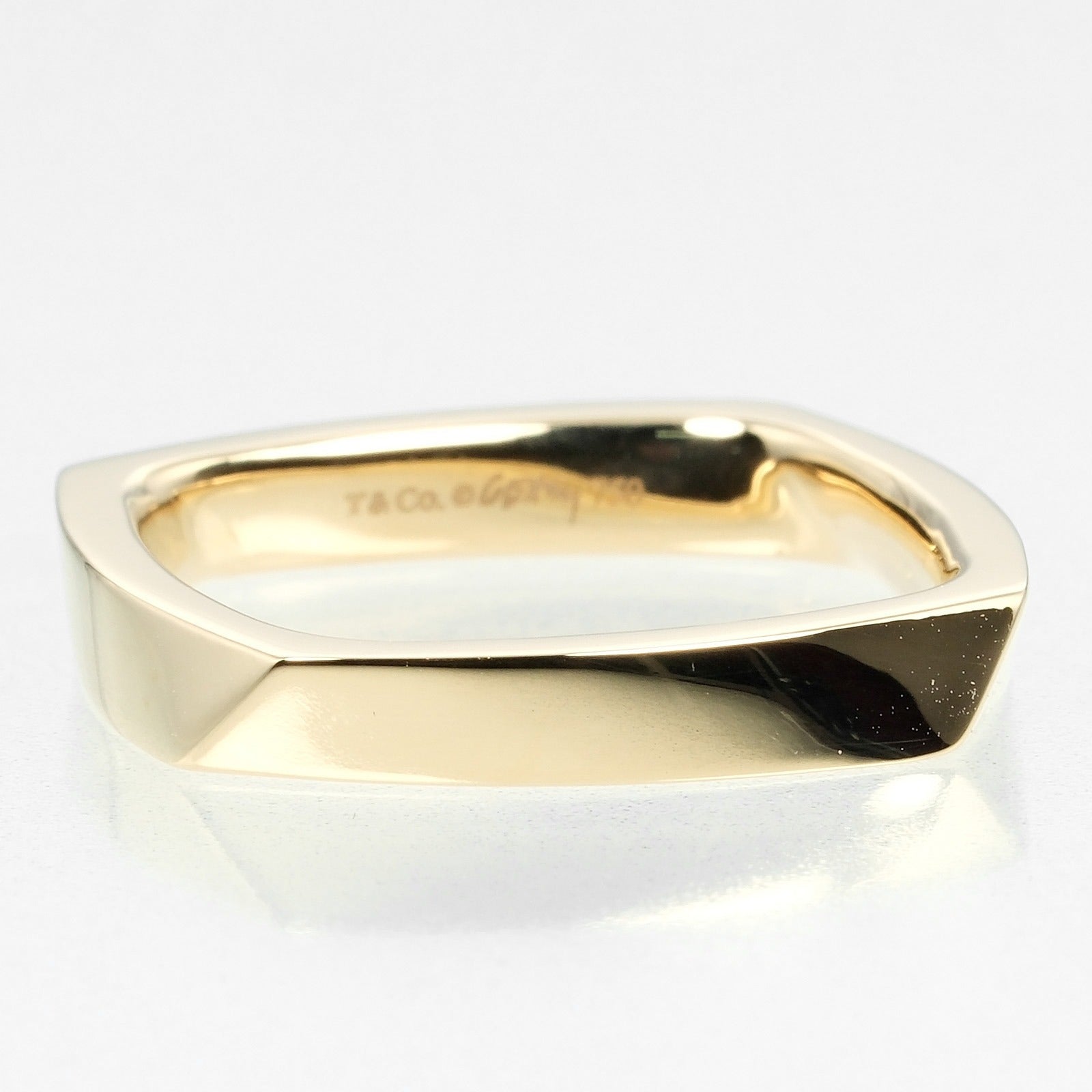 Tiffany & Co Torque Narrow Ring K18 Yellow Gold