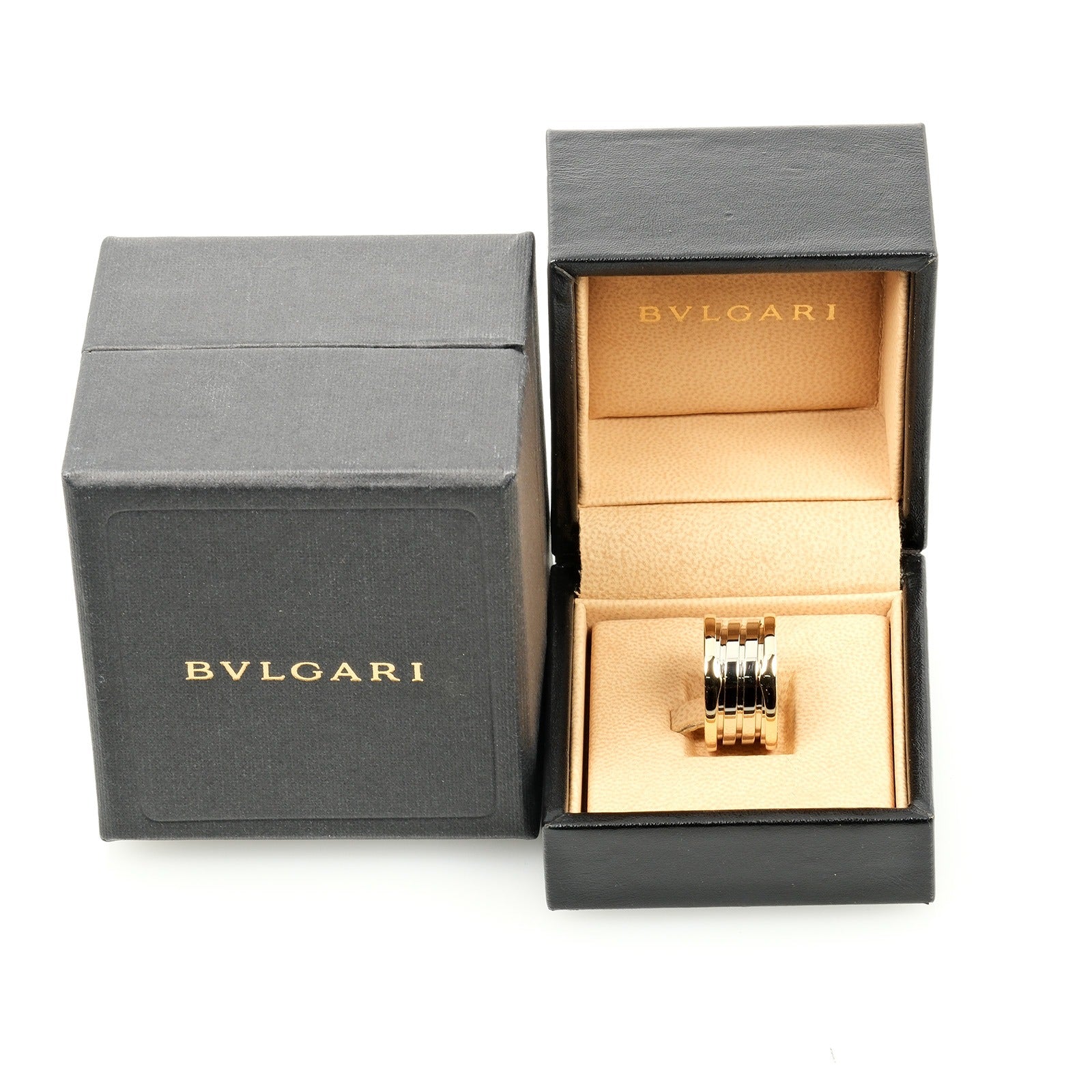 Bvlgari B.Zero1 4-Band Ring K18 Yellow/White Gold