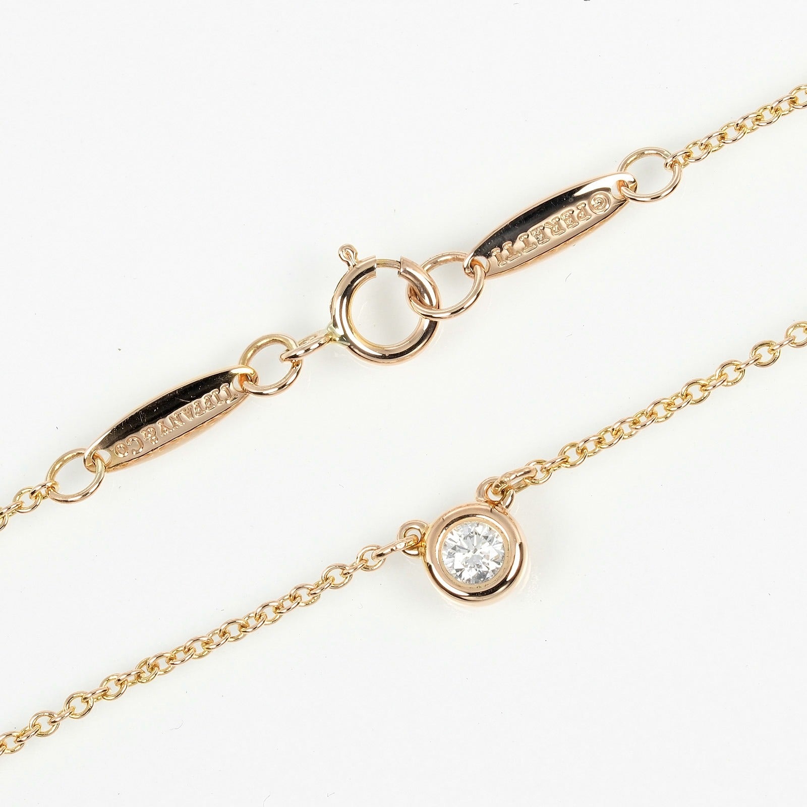 Tiffany & Co K18 Pink Gold Necklace