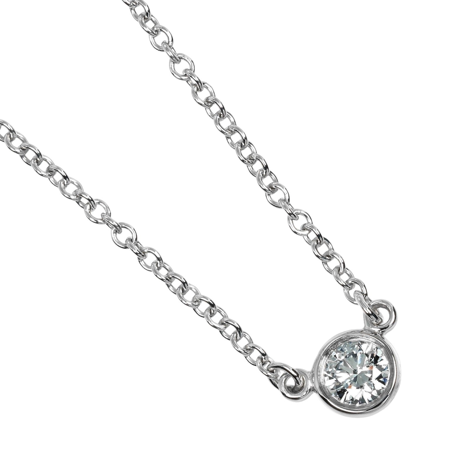 Tiffany & Co Pt950 Platinum Diamond Necklace