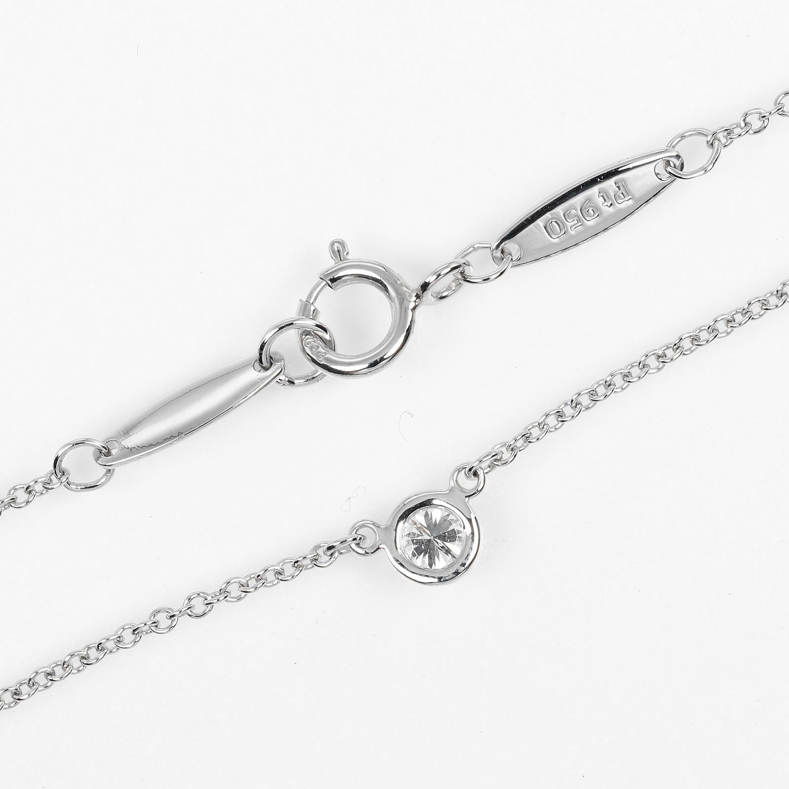 Tiffany & Co Pt950 Platinum Diamond Necklace