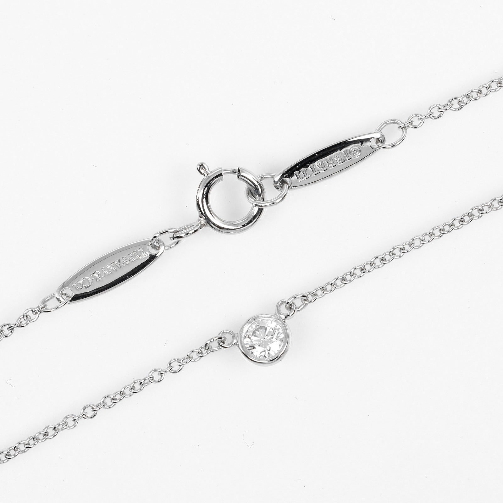 Tiffany & Co Pt950 Platinum Diamond Necklace