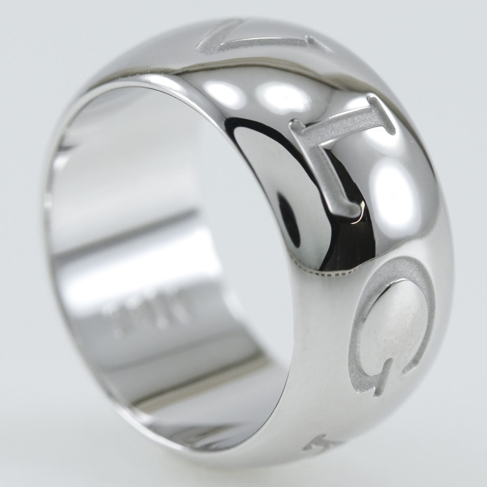 Bvlgari Monologo Ring K18 White Gold 13.5