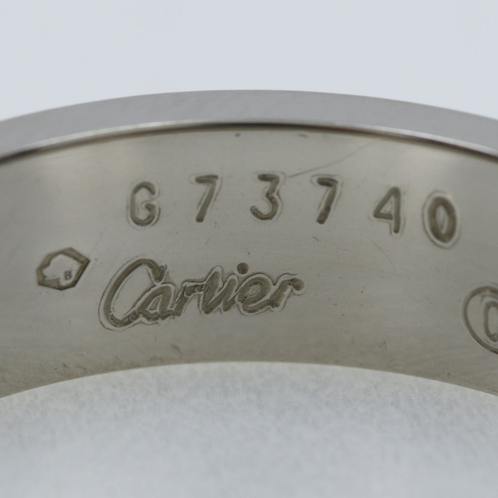 Cartier Love Ring K18 White Gold