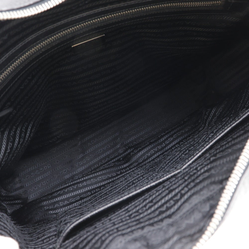 Prada Saffiano Messenger Bag Black