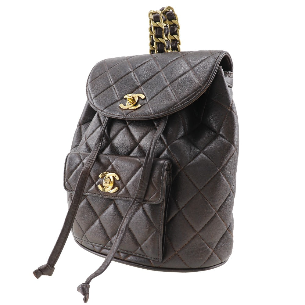 Chanel Matelasse Lambskin Backpack Vintage