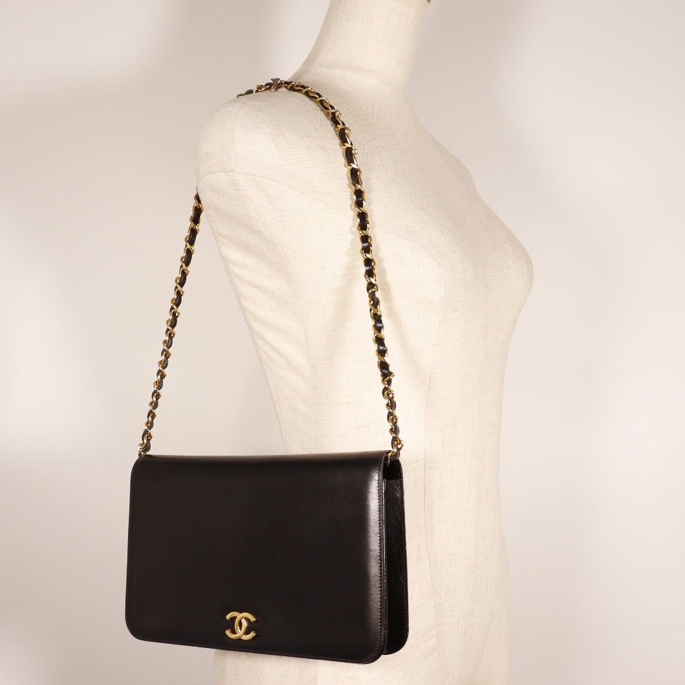 Chanel Vintage Chain Shoulder Bag Black