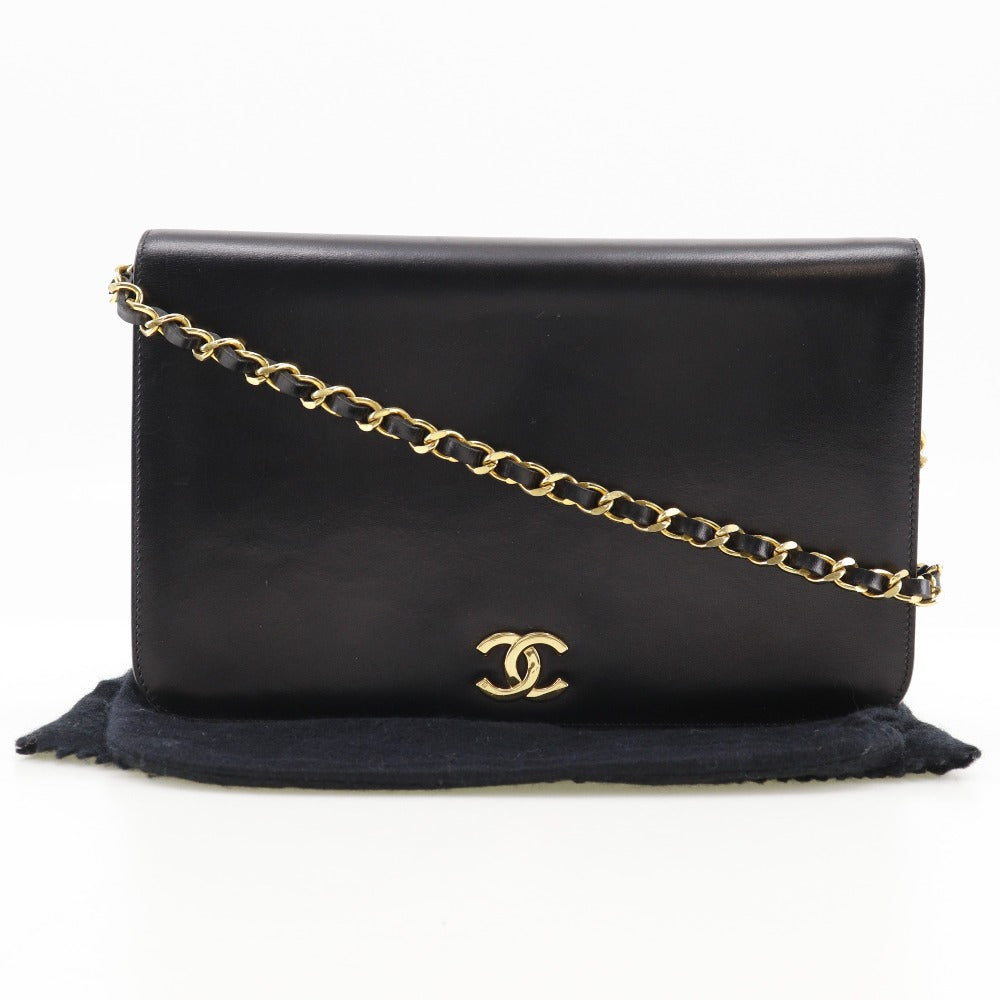 Chanel Vintage Chain Shoulder Bag Black