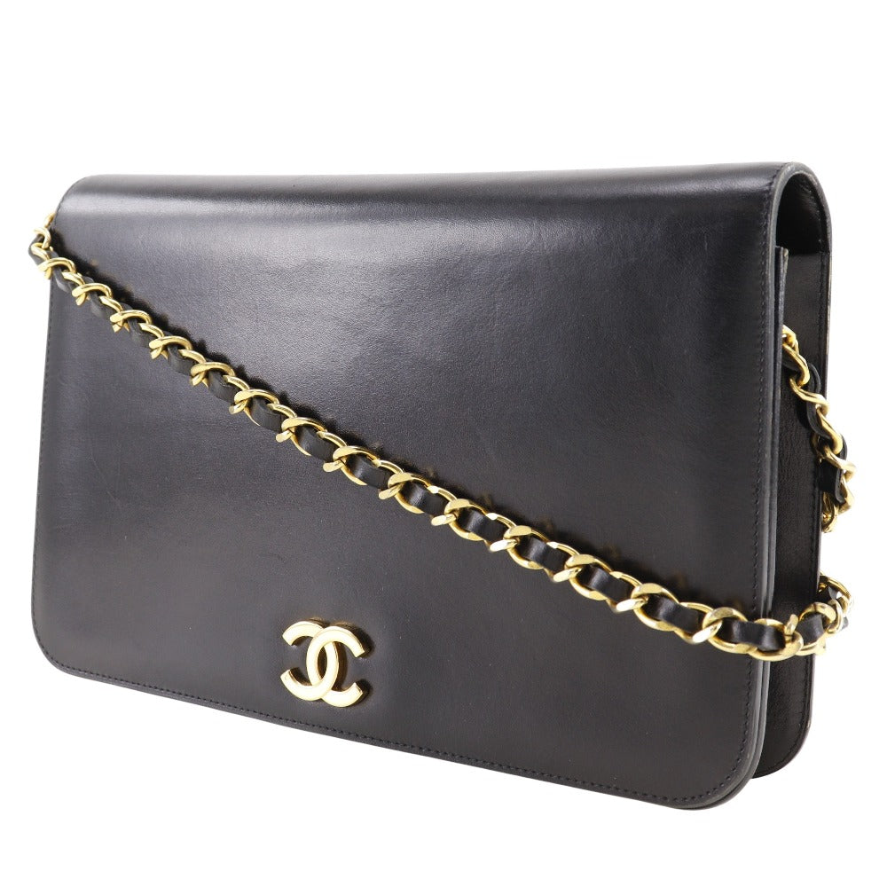 Chanel Vintage Chain Shoulder Bag Black