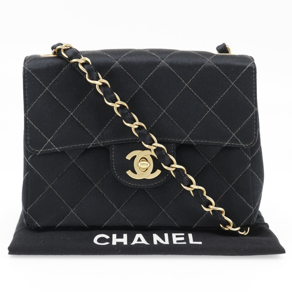 Chanel Satin Mini Chain Shoulder Bag