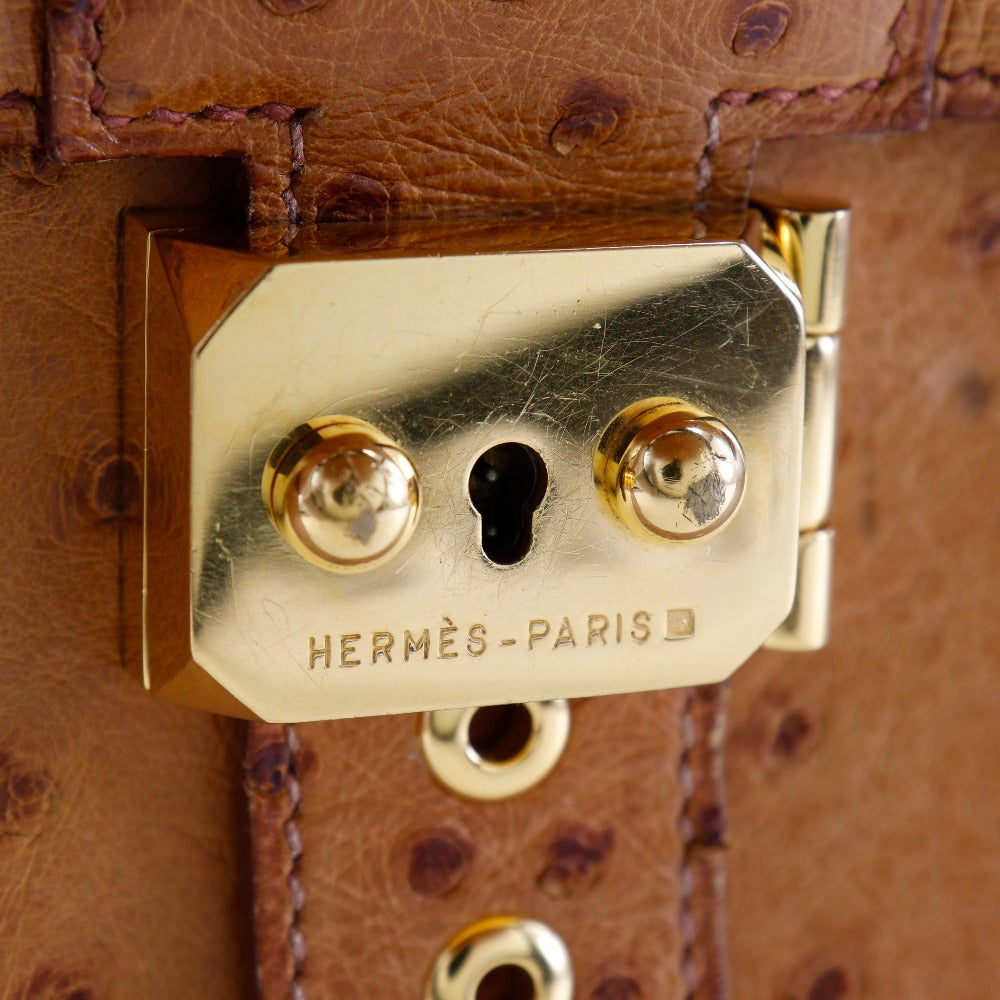 Hermes Sac a Depeche 38 Ostrich Briefcase