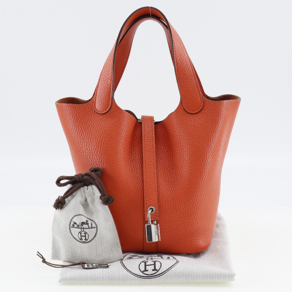 Hermes Picotin Lock PM Handbag Orange