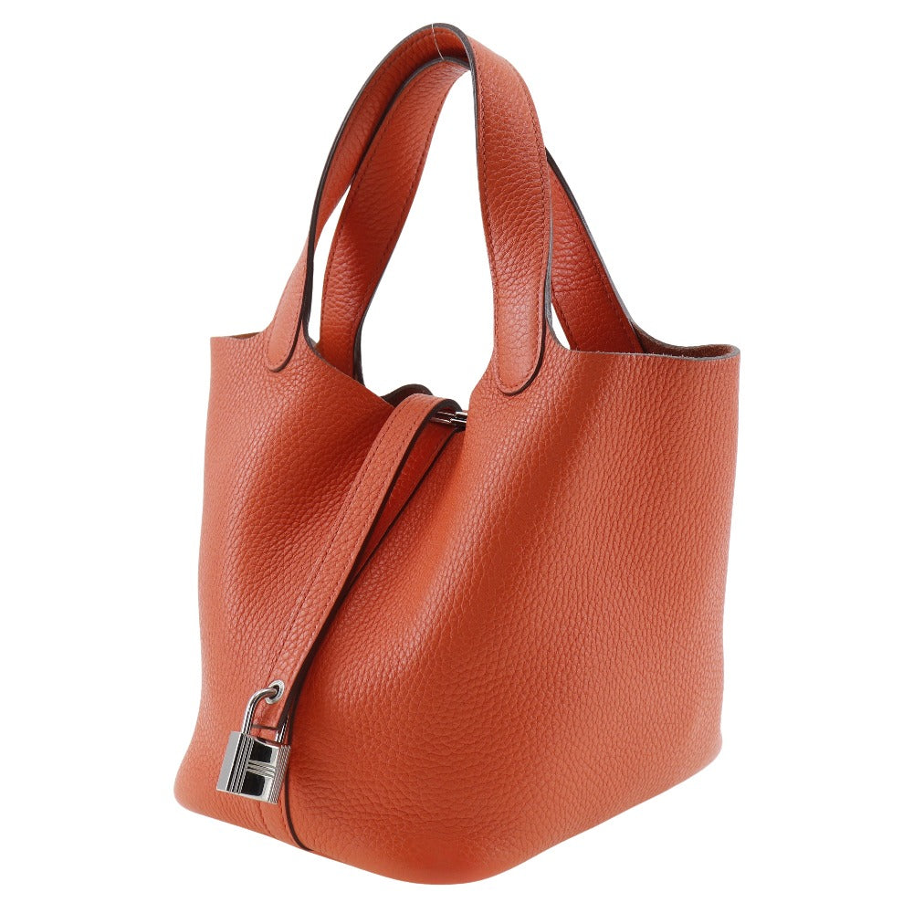 Hermes Picotin Lock PM Handbag Orange