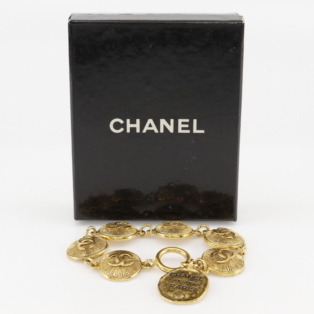 Chanel Coco Mark Gold Plated Bracelet