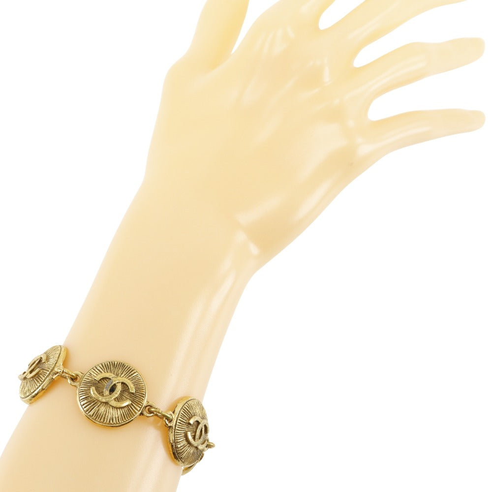 Chanel Coco Mark Gold Plated Bracelet