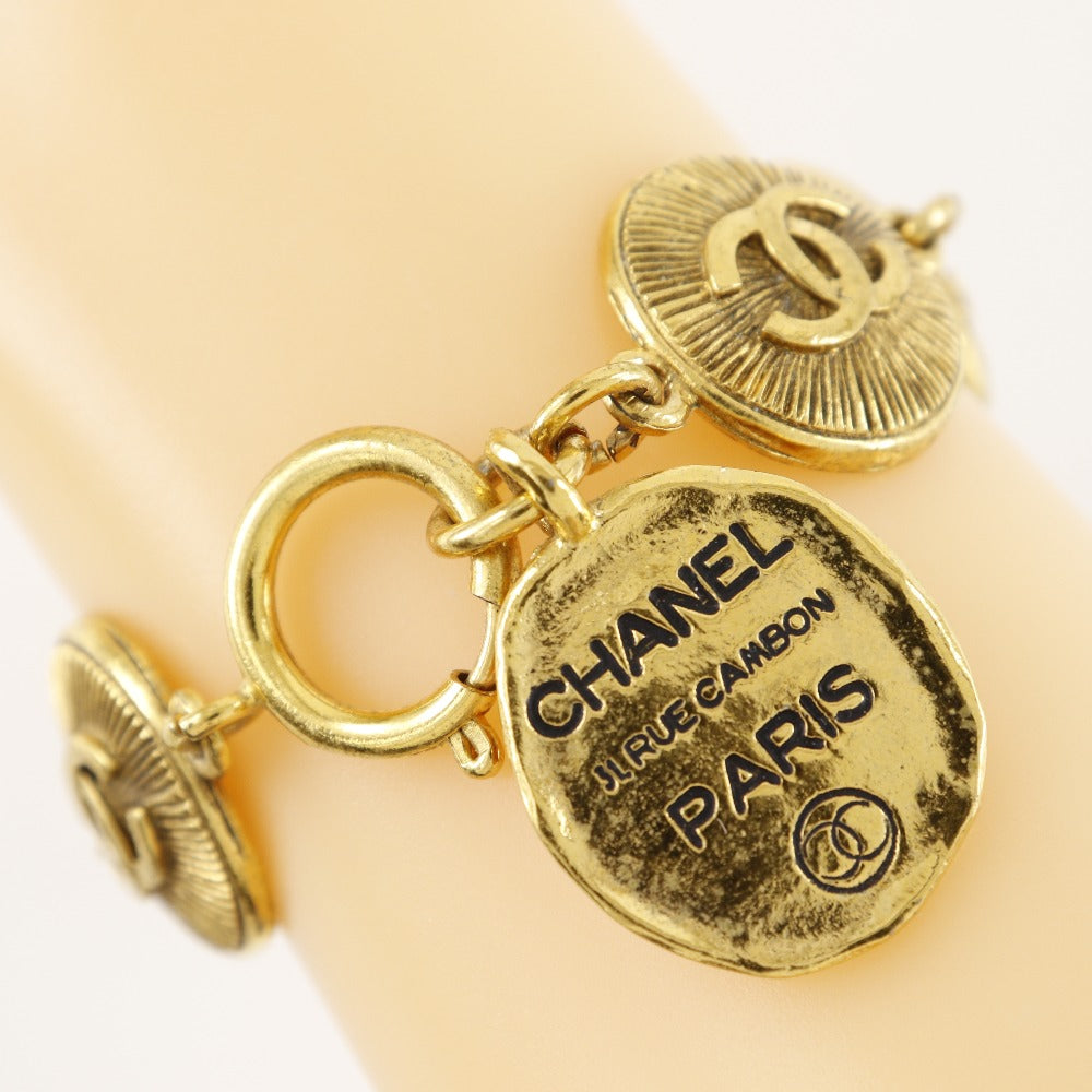 Chanel Coco Mark Gold Plated Bracelet