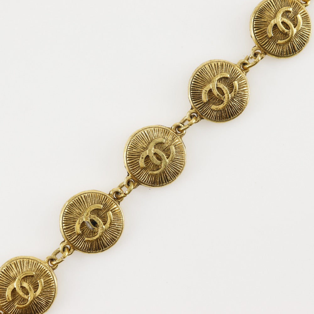 Chanel Coco Mark Gold Plated Bracelet