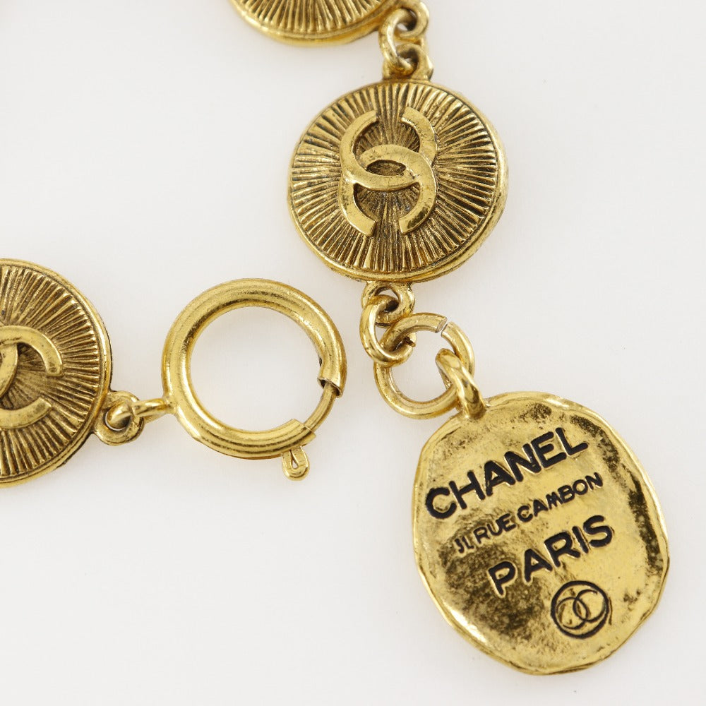 Chanel Coco Mark Gold Plated Bracelet