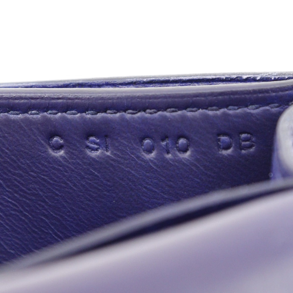 Hermes Passant Long Wallet Blue